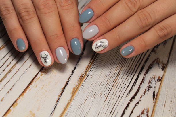 istock Sexual pink manicure on beautiful female hands 1028776810