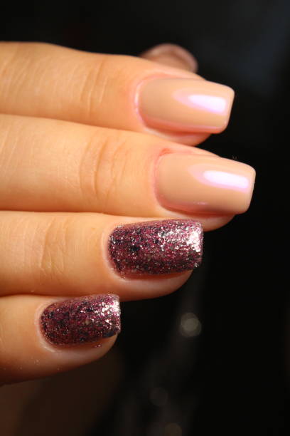 istock beautiful gray shiny manicure 1028779144