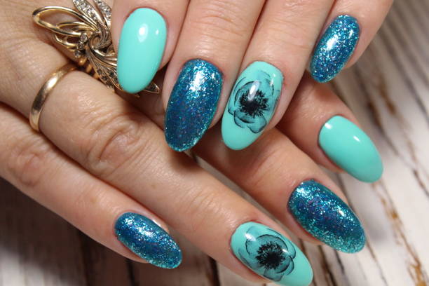istock fashion manicure with a design 1028783238