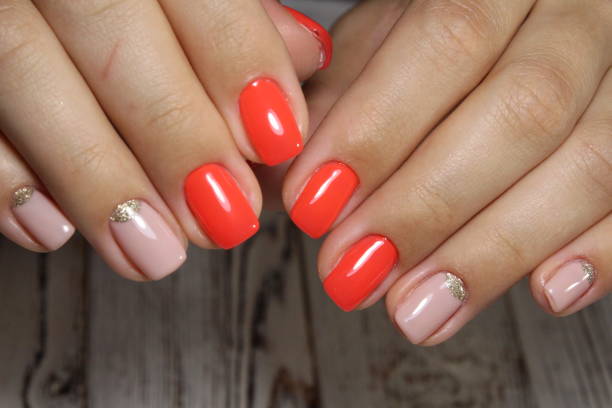 istock Sexual pink manicure 1028789620