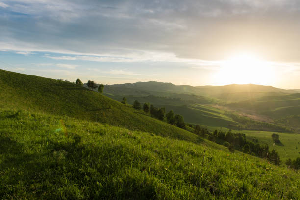 istock Beauty dawn in the mountains 1028790700
