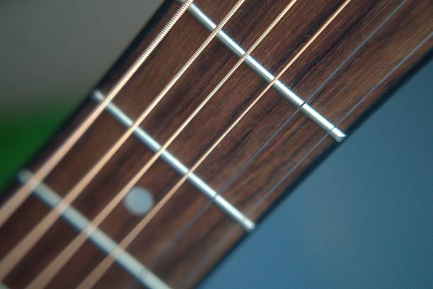 istock Wooden Guitar Fretboard 1028800180