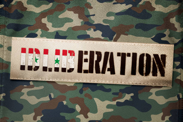 istock 3D rendering idea for Syria and Russia vowing to wipe out terrorists in Idlib. 1028803630