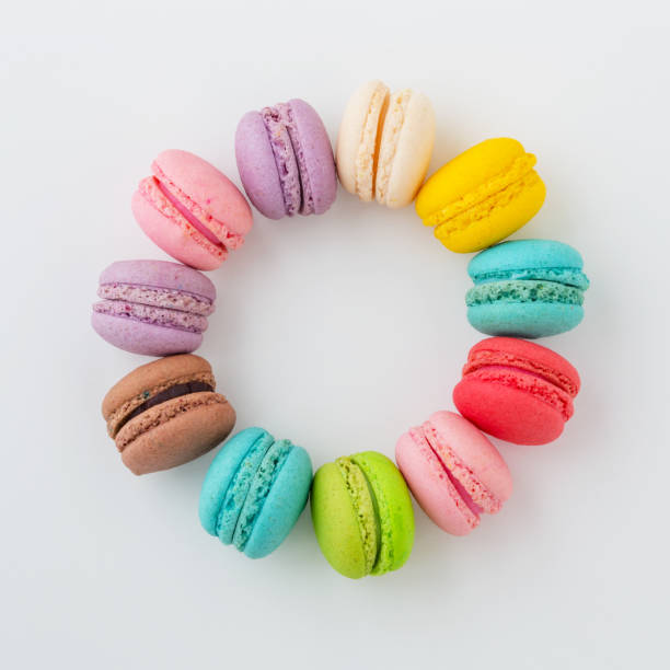 Colorful macaroons