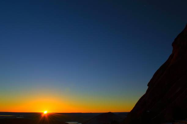Sunrise over Red Rocks Amphitheater