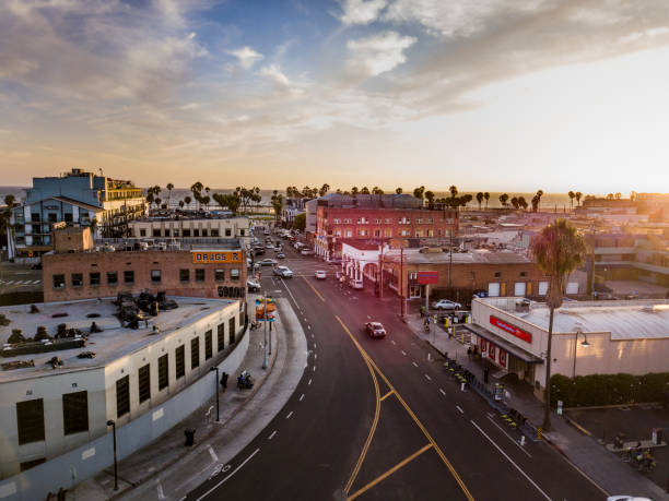 istock Venice Beach California - Aerial Drone Shot 1028850404
