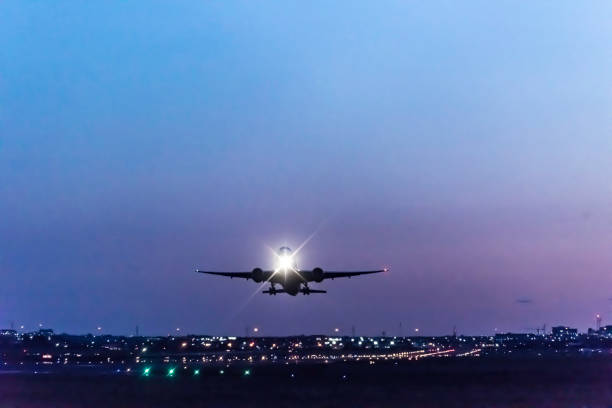 istock Airplane take-off Pearson International airport 1028861148