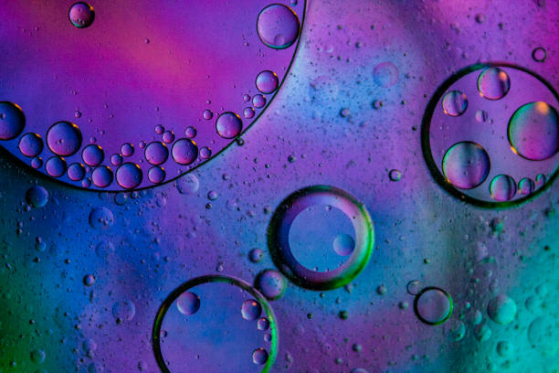 Abstract with Oil and Water 11 stock photo