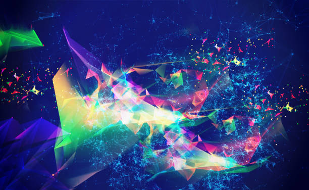 istock Digital Abstract Background, Big Data Concept, Internet of Things, Cryptocurrency Concept 1028904586