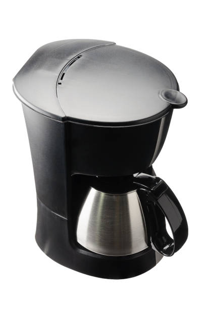 istock Coffee machine with pot isolated on the white background 1028909914