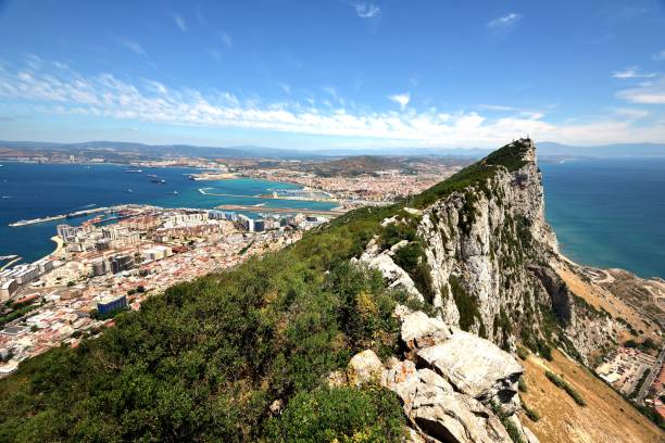 istock Gibraltar from the rock 1028910276