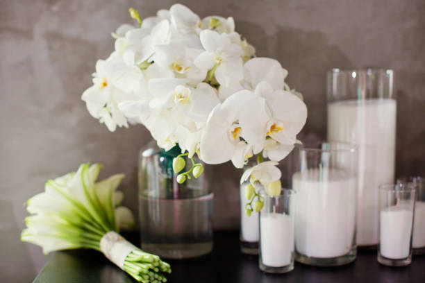 istock bouquet of white orchids 1028910514