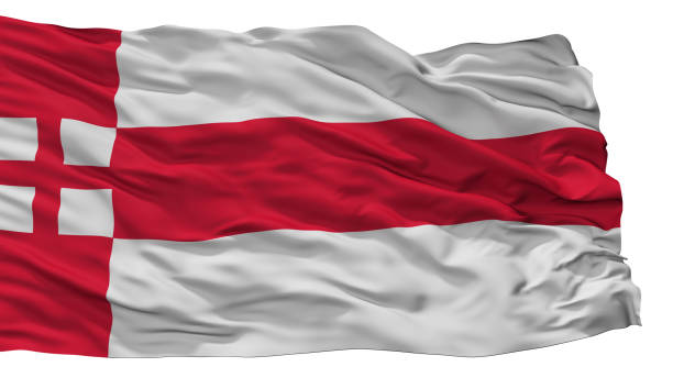 istock Amersfoort City Flag, Netherlands, Isolated On White Background 1028913748