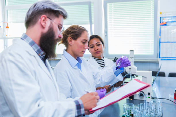 istock In a chemical lab...chemists working 1028913938