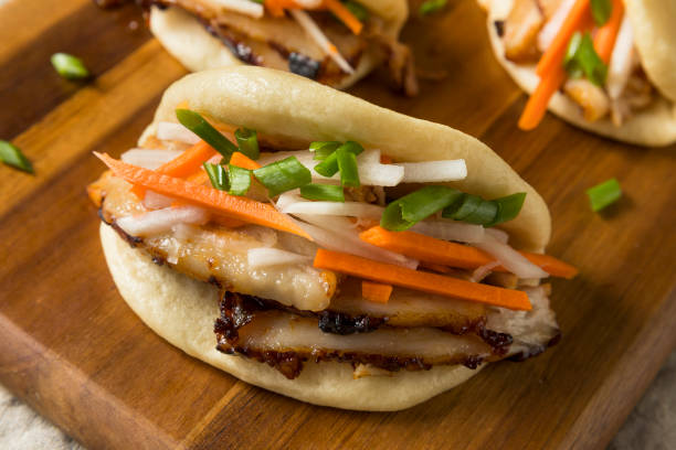 istock Homemade Steamed Pork Belly Bao Buns 1028925106