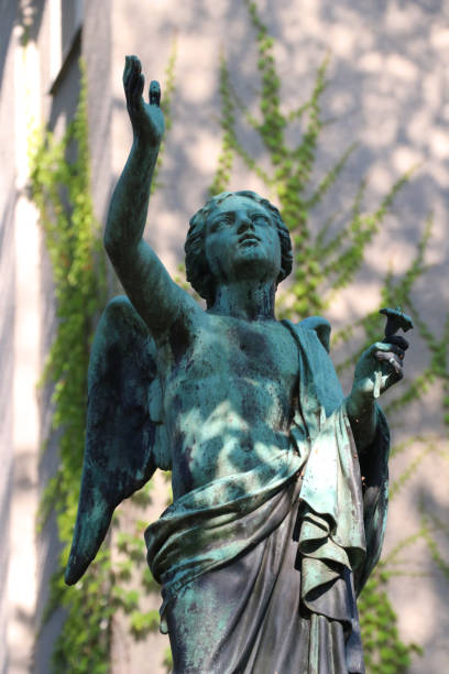 istock angel in a cemetery 1028939690