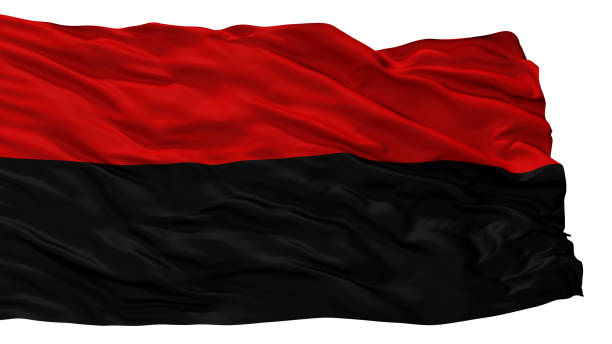 istock Jauregui City Flag, Venezuela, Isolated On White Background 1028945358