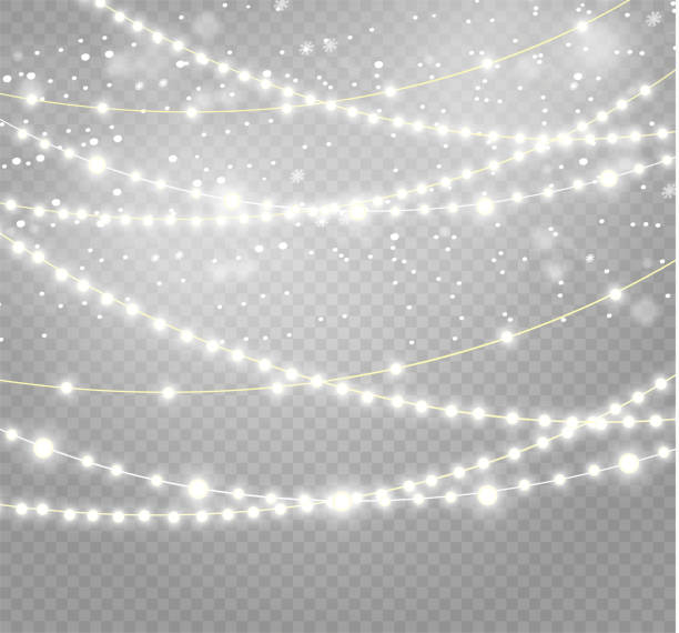 lampka bożonarodzeniowa - holiday lights stock illustrations