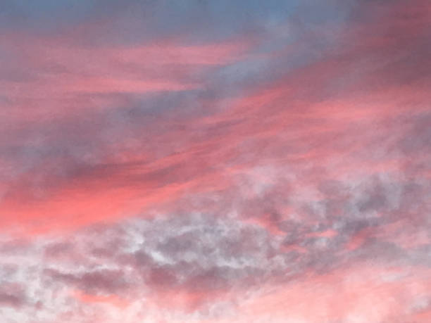 istock Red Sky at Night Ethereal Sunset Clouds 1028953370