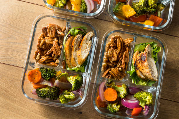 istock Homemade Keto Chicken Meal Prep 1028953770