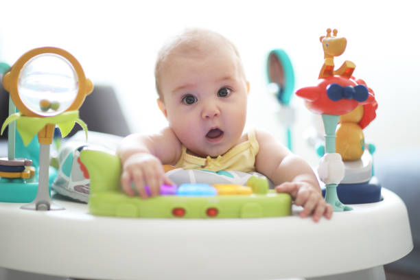 istock Cute baby playing 1028956296