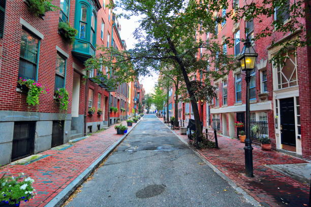istock Boston Beacon Hill at sunset 1028958350