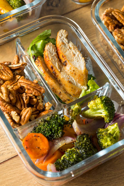 istock Homemade Keto Chicken Meal Prep 1028962290