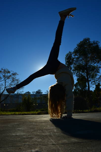 istock Artistic gymnastics in the field 1028963434