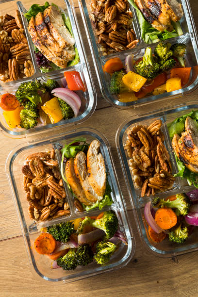 istock Homemade Keto Chicken Meal Prep 1028966566