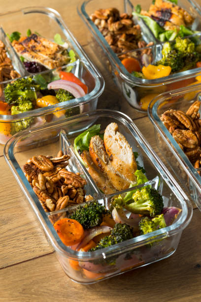 istock Homemade Keto Chicken Meal Prep 1028966990