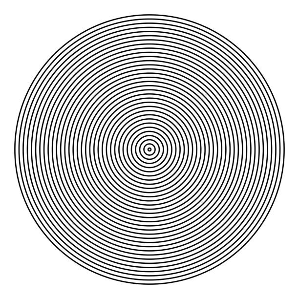 원형 패턴입니다. 라인 텍스처입니다. - concentric stock illustrations