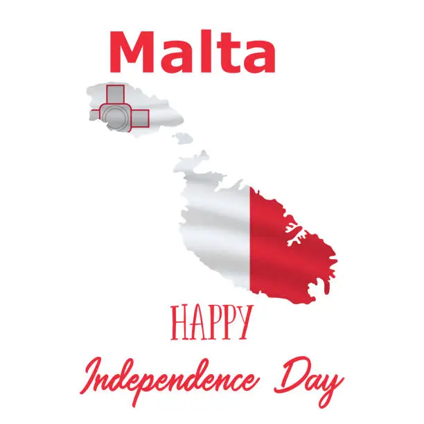 Vector illustration of Mata Independence Day background