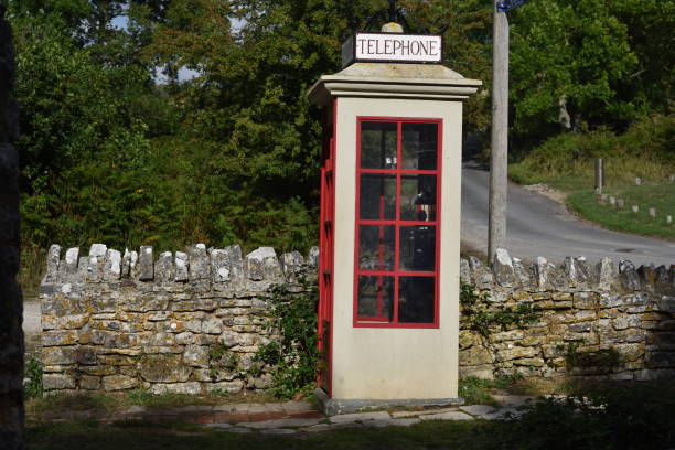 istock A restored K1 telephone box at Tyneham, Dorset 1028983170