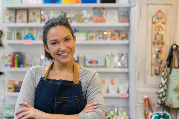 istock Business owner at her gift shop 1028986468