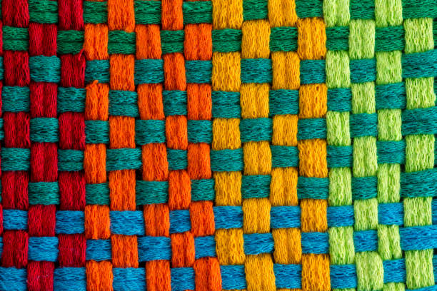 istock Background of multicolored threads of fabric 1029030630