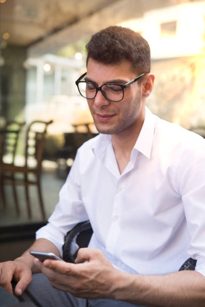 istock Young Businessman on a Break in The Cafe. 1029032858