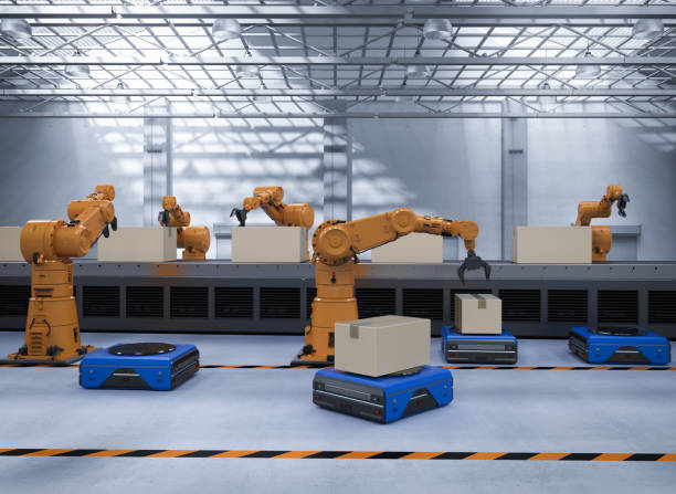 istock Automation factory concept 1029035658