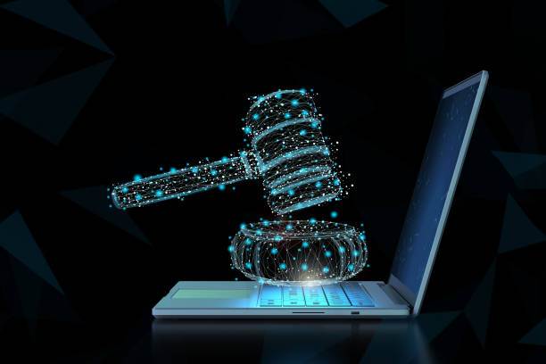 インターネット法の概念 - gavel law legal system auction ストックフォトと画像