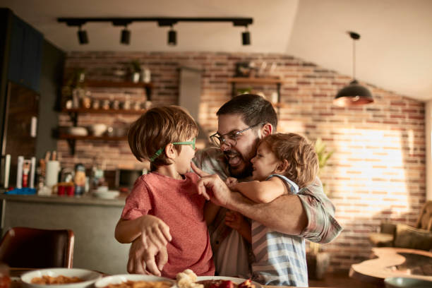 istock Family enjoying breakfast 1029044436