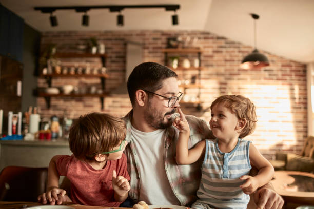 istock Family enjoying breakfast 1029062456