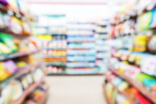 istock Supermarket Aisle and Shelves Blurred Abstract Background 1029079548