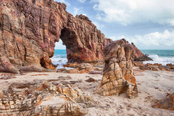 istock Natural Rock Formations of Pedra Furada, Brazil 1029087704