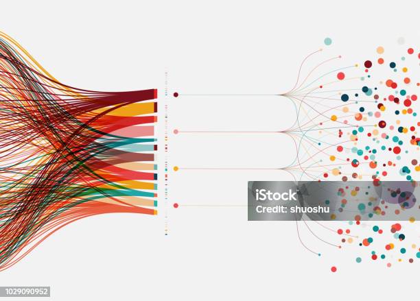Big Data Concept Background Stock Illustration - Download Image Now - Data, Connection, Big Data