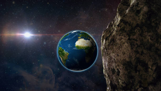 istock asteroid or meteor flies through space to earth 1029109834