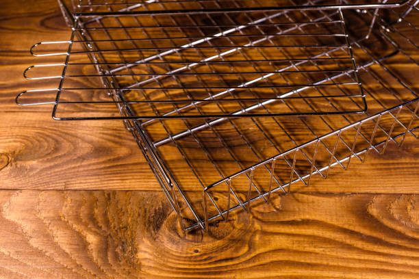 istock Empty barbecue grill on a wooden table 1029117754