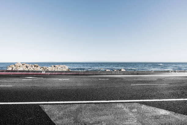 istock tarmac road at coast 1029130958