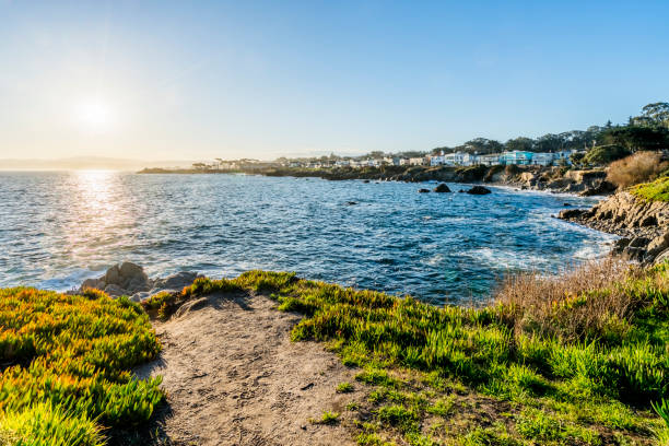 istock a sand trail along the coastline,California 1029135660
