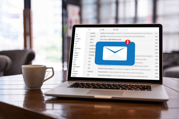 istock Mail Communication Connection message to mailing contacts phone Global Letters Concept 1029143938