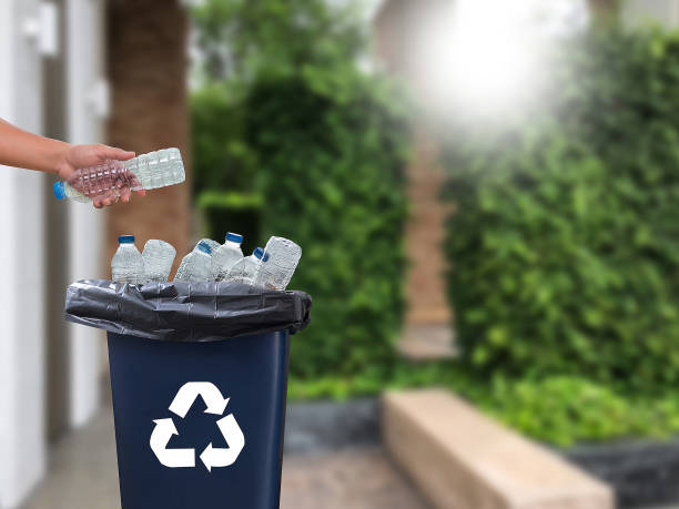istock Recyclable garbage consisting glass Savings plastic Plastic Environment Reduce Junk 1029143978