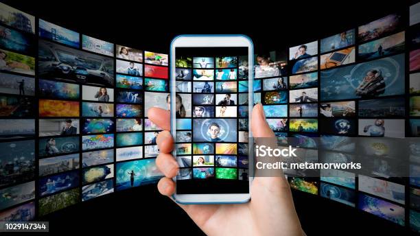 Video Archives Concept Stock Photo - Download Image Now - Movie, Photograph, Photography